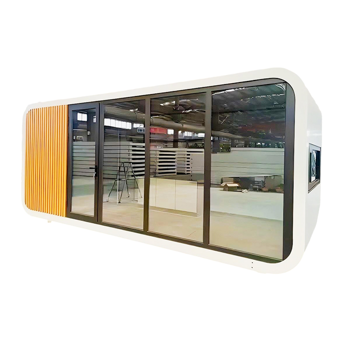 Modern Prefab Apple Cabin Featuring Space Age Design and Quick Installation