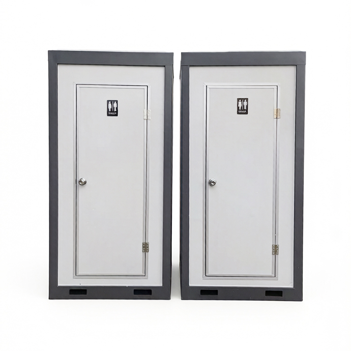 Portable Toilet with Ventilation System for Construction Sites and Outdoor Events