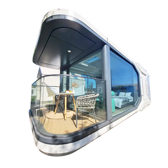 Customizable Mobile Space Capsule Perfect for Glamping Resorts and Eco Tourism